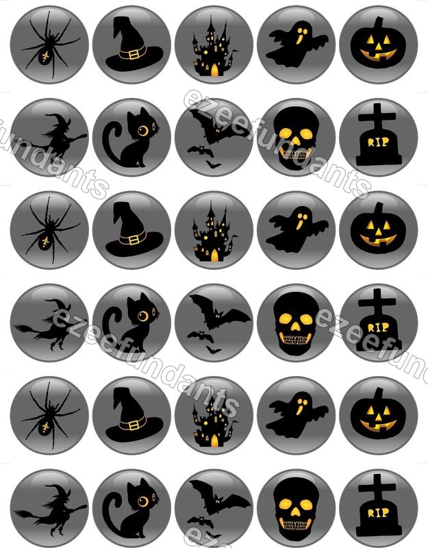30x Halloween Edible Wafer/Icing Cupcake Toppers 🎃 — photo 1