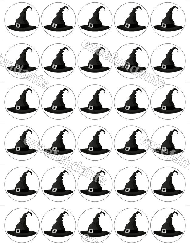 30x Halloween Edible Wafer/Icing Cupcake Toppers 🎃 — photo 1