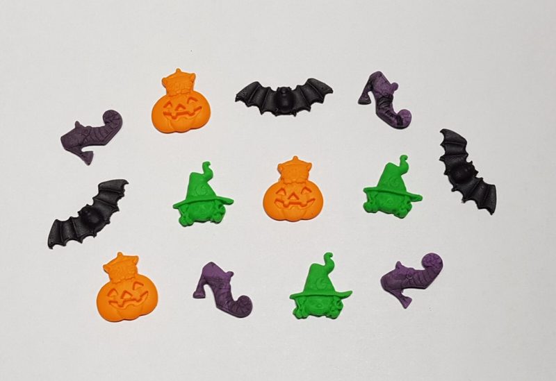 13x Halloween Mix Edible Cupcake Toppers Cake Decorations โ photo 1